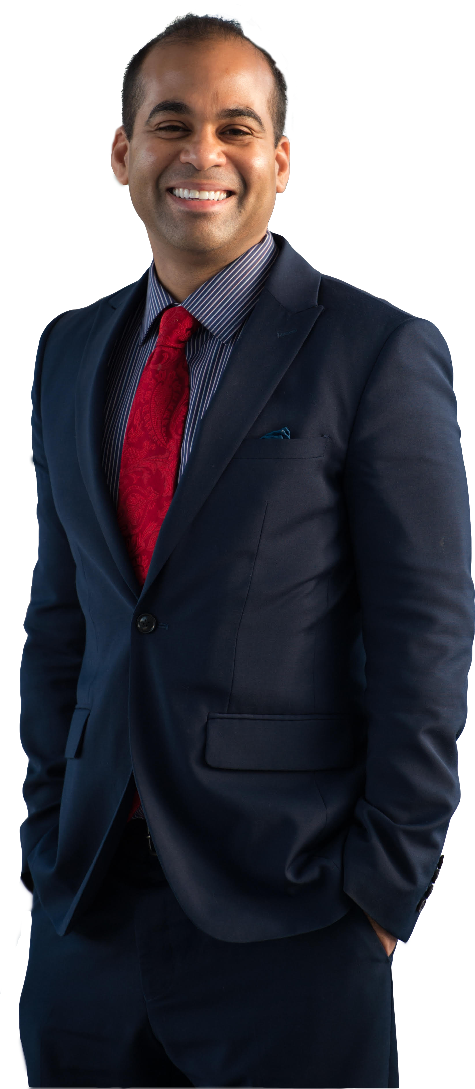 3/4 length portrait of Marc Lucky